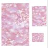 Christmas Snowflake Bathroom Towel Set,Microfiber Bath Kitchen Beach Hand Dish Towels Set,Quick Dry Luxury Soft Decorative Towels+Set Clearance Bulk Accessories Decor Gradient Marble Blush Pink view 1