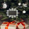 2023 Snowflake Ornament Christmas Tree Hanging Ornament Christmas Rectangle Ornaments Xmas Keepsake Gift for Tree Home Holiday Hanging Decoration Winter Snowflake Golden White Abstract Geometry view 4