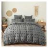 Bed, Bedding Sets Bunk Bed Duvet Cover Set 220x240cm Tufted Queen Size Bedding Set Queen Size Duvet and Pillowcase view 2