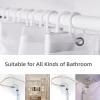 European Retro Flowers Leaves Shower Curtains Printrd Bathroom Curtains Waterproof Fabric with Hooks Home Decor Bath Screen 41x79in-103x200cm/WxH Shower curain Bathroom view 2