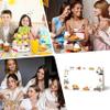 Construction Table Place Cards - 25PCS Tent Cards - Dump Truck Themed Food Lables - Name Place Cards for Table Setting - Name Cards for Birthday Party Baby Shower - Scored for Easy Folding -02 view 4