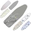 Ironing Board Cover and Pad, 15x54in Ironing Board Replacement Cover, 100% Cotton Heat Resistance Covers with Extra Thick Pad (Color : B, Size : 54x18in(137x45cm)) view 1