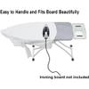 Ironing Board Cover and Pad, 15x54in Ironing Board Replacement Cover, 100% Cotton Heat Resistance Covers with Extra Thick Pad (Color : B, Size : 54x18in(137x45cm)) view 3