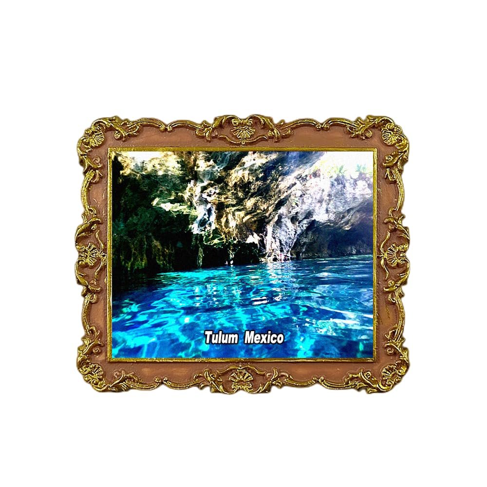 Gran Cenote Tulum Mexico Refrigerator Magnet 3D Travel Souvenir Fridge Decoration Magnetic Sticker Craft Collection