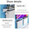 AHDFY Radiator Shelf,Easy Fit Radiator Shelf White,Modern 50-170cm Radiator Heater Cover,No Drilling Required,Storage Shelf Vertical Slats,for Home Office Living Room,110cm view 3