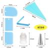 Cake Piping Tips 14pcs Reusable Piping Nozzle Pastry Bag Scraper Flower Cream Tips Converter Stainless Steel Nozzles Set view 2