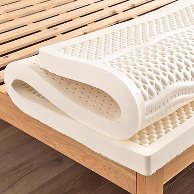 NaKeah 100% Natural Latex Mattress, Thick Soft Mattress Topper Portable Relieves Pressure, Organic Latex Mattress Cover,5cm,90x190cm
