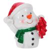 ABOOFAN Christmas Snowman Resin Statue Adorable Xmas Outdoor Decor Crafting Ornament for Holiday Landscaping for Christmas Decorations Scenes view 1