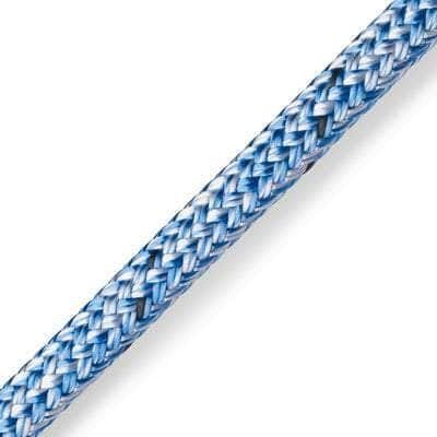 SGT KNOTS Marlow Blue Ocean Double Braid Utility Cord - General Purpose Rope for Sailing, Tactical, Hunting, Camping, Hiking, Marine - 10mm x 40ft - Blue