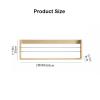 Magazine Holder Wall Mounted - Solid Wood Magazine Rack Floating Bookshelf Mail, File & Magazine Holder for Office, Waiting Room, Church, Coffee Shop, Home Display (36.6x11.8in) (Size : 2 Pack) view 2