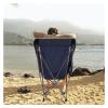 GRFIT Folding Chair Portable Folding Chair Backrest Fishing Chair Leisure Beach Lounge Chair Lunch Chair Moon Chair Portable Folding Chair (Color : A5) view 3