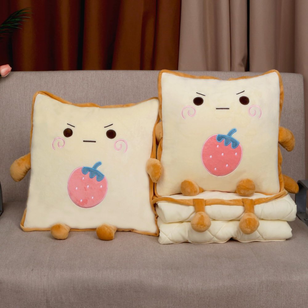 RKSTD Throw Pillow Quilt Dual-Purpose Creative Cushion Quilt Quilt by Office Lunch Break Quilt