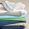 Pine Cone Hill Boyfriend Ink Cotton Matelasse Coverlet, King view 3