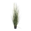 Deco 79 Faux Foliage Onion Grass Artificial Plant Tall with String of Pearl Accents and Black Plastic Pot, 20" x 20" x 60", Green view 3