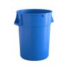 5-Pack! 44 Gallon Blue Round Commercial Trash Can, Perfect for Restaurant, Office, School, Garage, Backyard, Workshop, Warehouse view 2