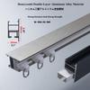 PQPQLI Ceiling Curtain Track, Aluminum Curtain Rail with Track Curtain System, Rv Curtain Track, Room Divider, Ceiling Track for Curtains(Gray A,110cm/3.6ft) view 3