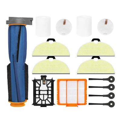 PonpEd Robot Vacuums Main Side Brush Hepa Foam Pre Filter Mop Cloths Compatible for Shark RV2610WA / RV2610WD (Color : Set S)
