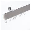 PQPQLI Ceiling Curtain Track, Aluminum Curtain Rail with Track Curtain System, Rv Curtain Track, Room Divider, Ceiling Track for Curtains(Gray B,110cm/3.6ft) view 1