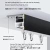 PQPQLI Ceiling Curtain Track, Aluminum Curtain Rail with Track Curtain System, Rv Curtain Track, Room Divider, Ceiling Track for Curtains(Gray B,110cm/3.6ft) view 2