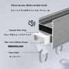PQPQLI Ceiling Curtain Track, Aluminum Curtain Rail with Track Curtain System, Rv Curtain Track, Room Divider, Ceiling Track for Curtains(Gray B,110cm/3.6ft) view 4