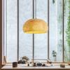 Bamboo Pendant Lights - Creative 2 Tier Bird's Nest, Wicker Chandelier for Kitchen Island. Rattan Pendant Lighting, Handmade Woven Hanging Lamps for Living Room, Bedroom (Size : 30cm) view 2