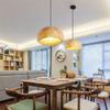 Bamboo Pendant Lights - Creative 2 Tier Bird's Nest, Wicker Chandelier for Kitchen Island. Rattan Pendant Lighting, Handmade Woven Hanging Lamps for Living Room, Bedroom (Size : 30cm) view 4