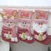 Personalized and Customized Christmas Decorations, Sequin Plush Decorations, Christmas Socks, Children's Candy Bag Decorations (Deer) view 1