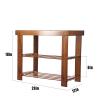 HEXEH Shoe Rack 2 Layer Modern Multi Function Shoe Rack Storage Organiser Shoes Bench Shelf Stand Multi-Purpose Change Shoes Stool Shoe Storage Cabinet view 2