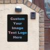 Outftnes Custom Metal Sign, Black, 12x16inch / 30x40cm, Landscape, Wall Mount, Home, Bar, Bedroom, Garage, Garden, Street, Warning, Information, Safety view 2