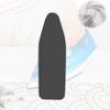 WInara Heat Resistance Ironing Board Cover Ironing Board Covers and Pad 36"x13" 38"x13" 43"x14" 48"x15" Silver Coated Cotton Ironing Covers with Rope Buck (Color : Black, Size : 43x14in(110x35cm)) view 1
