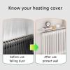 AHDFY Radiator Shelf White 35-170cm,Radiator Cover,No Installation Required,Dustproof,Helps Deflect The Heat Back into The Room for Offices Living Rooms Kitchens,160cm view 3