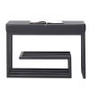 Junpllvic Modern Entryway Bench, Premium Ottoman Shoe Storage Bench with PU Leather Padded Seat for Hallway, Entryway, Porch Bedroom End of Bed Living Dining Room 31.5x11.8x17.7in view 1