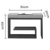 Junpllvic Modern Entryway Bench, Premium Ottoman Shoe Storage Bench with PU Leather Padded Seat for Hallway, Entryway, Porch Bedroom End of Bed Living Dining Room 31.5x11.8x17.7in view 2