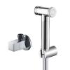 Handheld Bidet Sprayer for Toilet, Brass Cloth Diaper Sprayer, Attachment Bathroom Accessories for Feminine Hygiene, Cloth Diaper and Pet Wash,Black (Color : Chrome) view 1