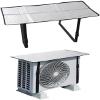 CNAOHGHN Tarp, Air Conditioner Top Cover Water Proof Anti-UV Awning Aluminum Foil Material with Rope Easy to Install, Outdoor Protect Air Conditioner view 1