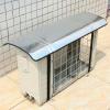 CNAOHGHN Tarp, Air Conditioner Top Cover Water Proof Anti-UV Awning Aluminum Foil Material with Rope Easy to Install, Outdoor Protect Air Conditioner view 2