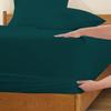 RECCI 4 Piece Sheet Set 100% Egyptian Cotton 1000 Thread Count Extra Super Soft Sateen Weave Bed Sheets 16" Inch Deep Pocket, California King Size - Teal Solid view 3
