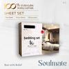 Luxury 1 Piece Fitted Sheet 100% Egyptian Cotton 1000 Thread Count - Full Size - 18" Inch Deep Pocket, Pure Natural Cotton Sheet, Soft & Silky Sateen Weave - Dark Grey Stripe view 4