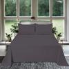 1000 Thread Count 100% Egyptian Cotton 1Pcs Flat Sheets, Twin XL Size (72"X102") Flat Sheet Sateen Weave for Soft & Silky - Dark Grey Solid view 1