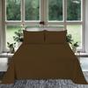 1000 Thread Count 100% Egyptian Cotton 1Pcs Flat Sheets, California King Size (108"X110") Flat Sheet Sateen Weave for Soft & Silky - Chocolate Solid view 1