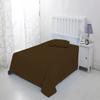 1000 Thread Count 100% Egyptian Cotton 1Pcs Flat Sheets, California King Size (108"X110") Flat Sheet Sateen Weave for Soft & Silky - Chocolate Solid view 3