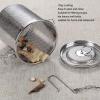 Stainless Steel Spice Filter, Seasoning Strainer with Hanging Chain, Reusable Tea Balls Filter, Soup Seasonings Separation Basket for Home, Kitchen, Restaurant (Diameter view 4