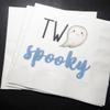 Two Spooky, Halloween Birthday Boo Day- Hey Boo Ghost Boy 2nd Birthday Party Spooktacular Dinner Napkins, Set of 25 view 1