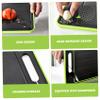 Defrosting Board 4 in 1 Defrosting Tray Double as Cutting Board with Grater Sharpener Double Sided Chopping Plate for Fast Thaw Meat  Food view 3