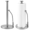 Stainless Steel Kitchen Roll Paper Rack Stand Up Paper Towel Holder Roll Holder Plastic Wrap Holder Paper Towel Holder Paper Towel Storage Shelf view 4