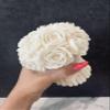 Huge Peony Bouqet Candle, 1.3 lb, Large Beeswax Candle, Wedding Candle, Aesthetic Candle, Birthday Candle, Organic Candle, Gift for Woman, Flower Candle (Coconut Lime Verbena, Large - White) view 3