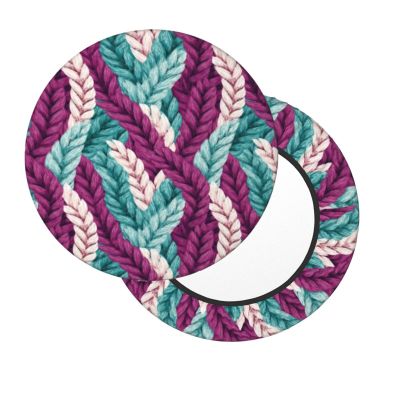 Velvet Round Stool Covers, Boho Floral Geometric Pattern Bar Stool Covers Breathable Bar Stool Seat Covers Round Stool Cushion Round for 12-14" Round Barstool