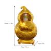 Tabletop Fountain Desktop Fountain Relaxation Waterfall Feature Meditation Decor Indoor Portable Feng Shui Fountain with Light for Room Decoration Water Fountain Decor view 2