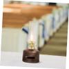 IMIKEYA 9pcs Kerosene Lamp Flame Adjuster Brightness for Home Outdoor Use Vintage Style Oil Lamp Accessories Random Wicks view 2