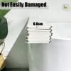 Bathtub Tray Folding PVC Bathtub Tray Bathtub Cover, Insulation Heat-Resistant Storage Bathe Board, Thickness 0.6CM Dust-Proof Tub Cover Shutter Bath Lid, Bearing 5kg Multifunctional (Color : White, view 3